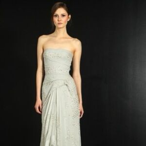 J MENDEL PARIS HANDMADE EVENING GOWN SZ 0